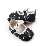 PU leather booties - black