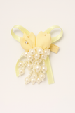 Small tulip bunch with pearls fascinator hairclip
