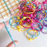 Pack of 50 everyday multicolour hair ties