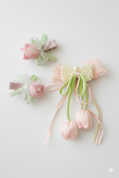 Tulip fascinator combo