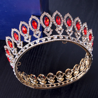 Adult Faux gemstone crown (full head)
