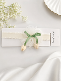 Fancy fascinator little tulips baby headband