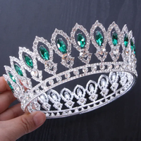 Adult Faux gemstone crown (full head)