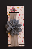 Soft cotton everyday baby headband circle large crush flower