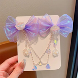 Pair of mermaid theme oyster bows