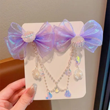 Pair of mermaid theme oyster bows