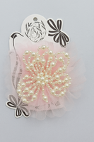 Pearly flower fascinator hairclip