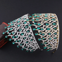 Faux gemstone grand crown