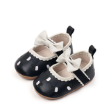 PU leather booties - black