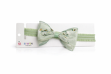 Fascinator classic printed bow baby headband