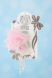 Rose bloom fascinator hairclip