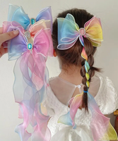 Ombre bow with gemstone