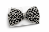 Evening dual layer bow with rhynestone