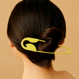 Safety Pin bun clip