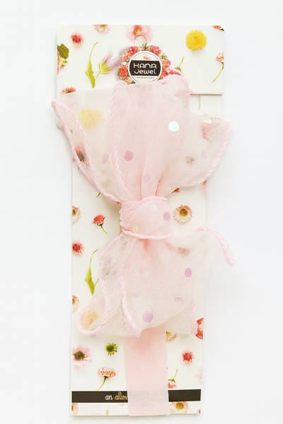 Soft cotton everyday baby headband defined bow