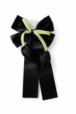 Large ribbon fascinator tulip bow