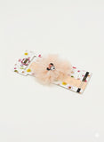 Soft cotton everyday baby headband Minnie on flower