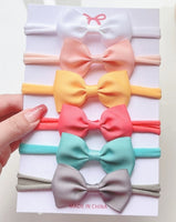 Pack of 6 bow headbands - style 2