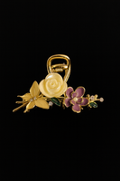 Rose flower and Butterfly medium clutcher
