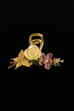 Rose flower and Butterfly medium clutcher