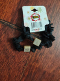Pair of organza mini scrunchie