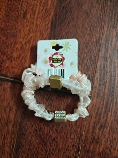 Pair of organza mini scrunchie