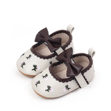 PU leather booties - ivory