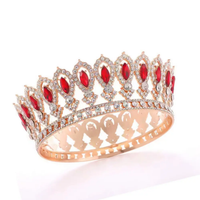 Adult Faux gemstone crown (full head)