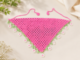 Premium crochet bandana scarf band