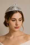 Free size Rhynestone tiara crown