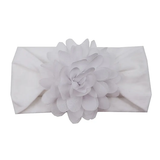 Soft cotton everyday baby headband large flower