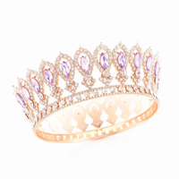 Adult Faux gemstone crown (full head)