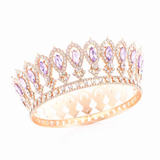 Adult Faux gemstone crown (full head)