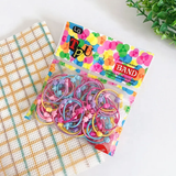 Pack of 50 everyday multicolour hair ties