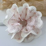 Butterfly lace scrunchies (set of 3)