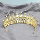 White stones tiara crown
