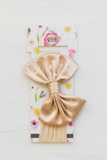 Soft cotton everyday baby headband satin bow