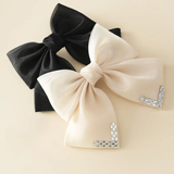 big bow buckle with rhynestone pattern