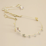 Classy butterfly overlap alice band with butterfly hangings