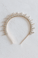 Elegant Golden Crystal stand out alice band