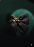 Luxury CC Logo Bow Hair Clip