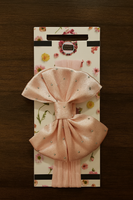 Soft cotton everyday baby headband satin bow