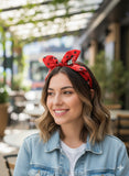 Minnie knot bow headband