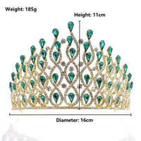 Faux gemstone grand crown