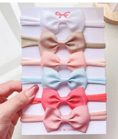 Pack of 6 bow headbands - style 3