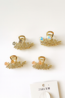 Feathers and crystals medium clutcher