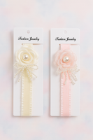 Partywear fascinator rose baby headband