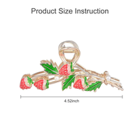 Large pink strawberry clutcher