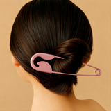 Safety Pin bun clip