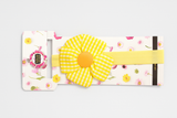 Soft cotton everyday baby headband checks flower